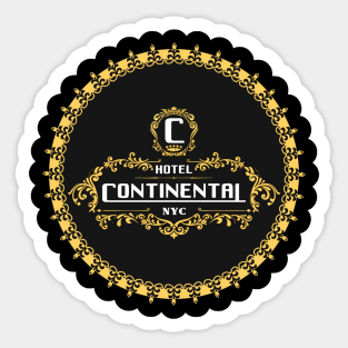 The Continental Hotel NYC Sticker